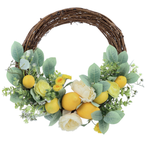 Guirlanda Limão Amarelo/Verde/Branco 50cm Limoncello - 1 Un