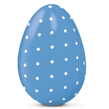 Folha Chumbo Poá Azul/Branco 43,5x58,5cm - 50 Un