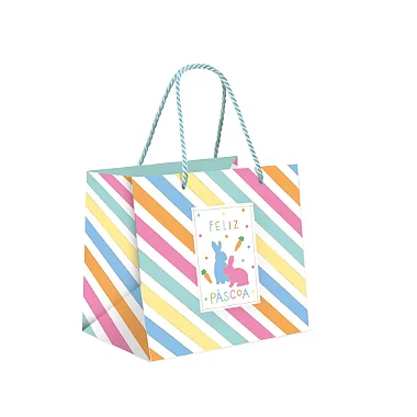 Sacola Premium Para Um Meio Ovo Bliss 22x16,5x20cm - 10 Un