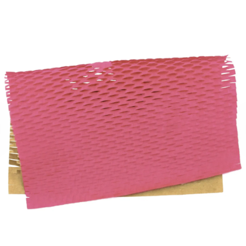 Papel Colméia Liso 50x50cm Rosa - 10 Un