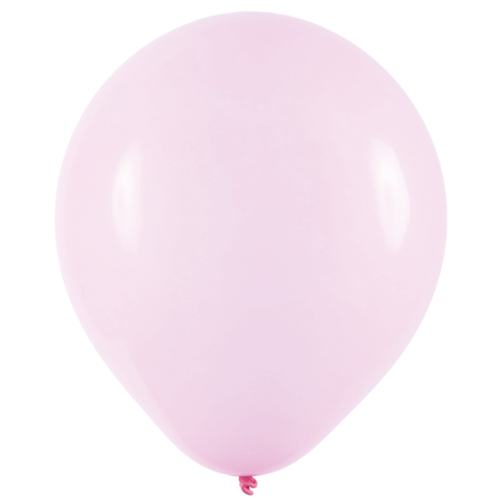 Balão Látex Candy Redondo 9" Liso Rosa - 25 Un