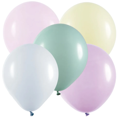 Balão Látex Candy Redondo 9" Liso Sortido - 25 Un