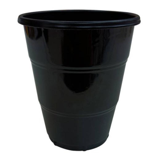 Copo Plástico Happy Line 210ml Preto - 8 Un