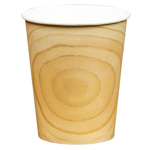 Copo de Papel 270ml Cor Bambu - 10 Un