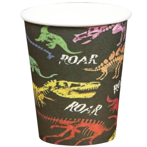 Copo de Papel 270ml Dinossauros - 10 Un