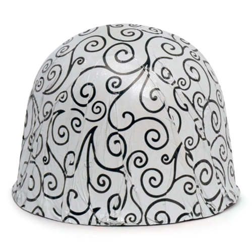 Folha Chumbo Arabesco Branco/Preto 8x7,8cm - 300 Un