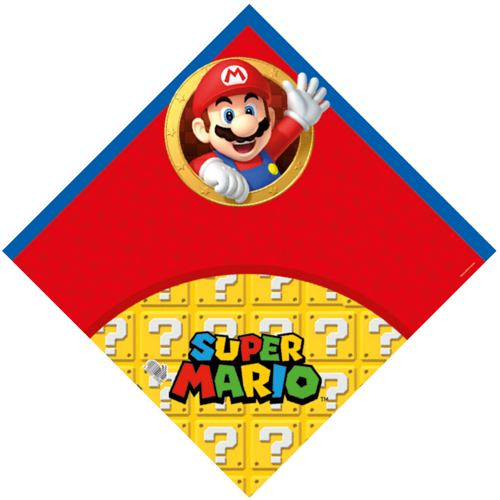 Express Para Ovo Estampado 39x39cm Super Mario Bros - 25 Un