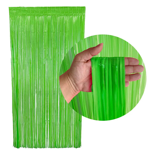 Cortina Neon 1,00x2,00 Metros Verde - 1 Un
