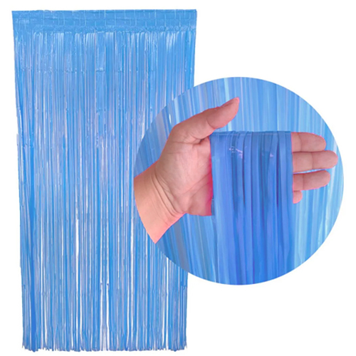Cortina Neon 1,00x2,00 Metros Azul - 1 Un