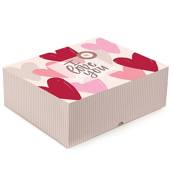 Kit Cesta na Caixa Passione P 27x19,5x9cm - 10 Un