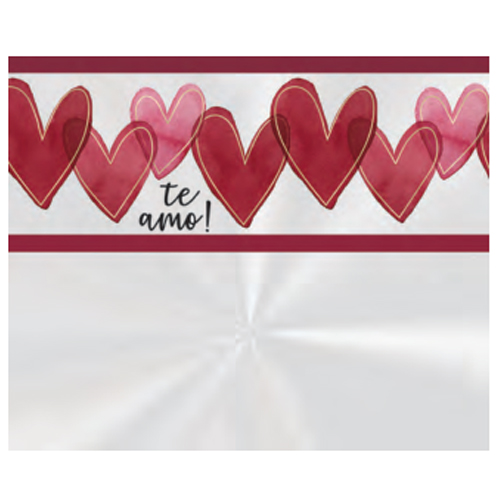 Saco Transparente Para Cesta 52x70cm Lover Barrado - 25 Un