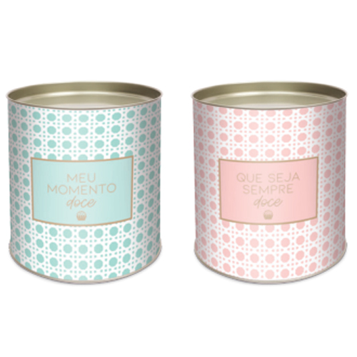 Kit Lata Para Doces Rígida Paglia 10x7cm - 12 Un