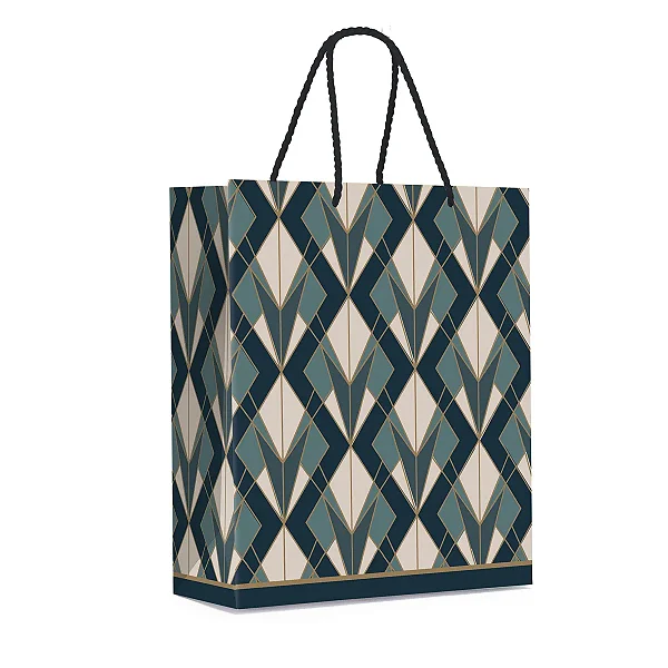 Kit Sacola de Papel Premium Stil M 31x26x10cm - 10 Un