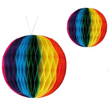 Kit Enfeite Balão Redondo Junino 10cm e 20cm Colorido - 3 Un