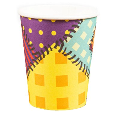 Copo de Papel 270ml Retalho Festa Junina - 10 Un