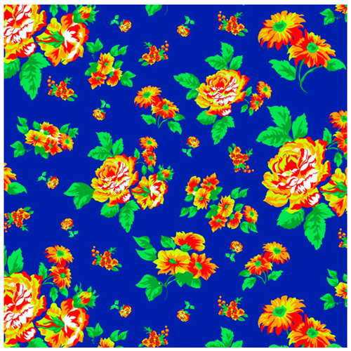 Tecido para Decoração de Festa Junina - Chita Azul - 1,50x1,00 Metro