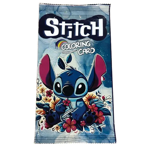 Lembrancinha Infantil - Cards para Colorir Stitch - 1 Un