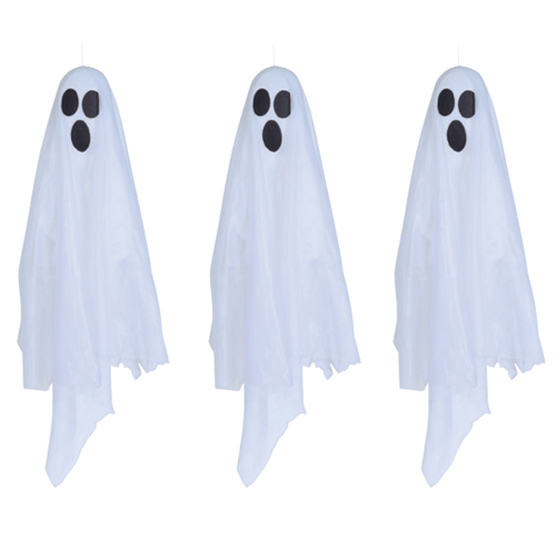 Bonecos Trio de Fantasmas Assustadores 90cm - 3 Un