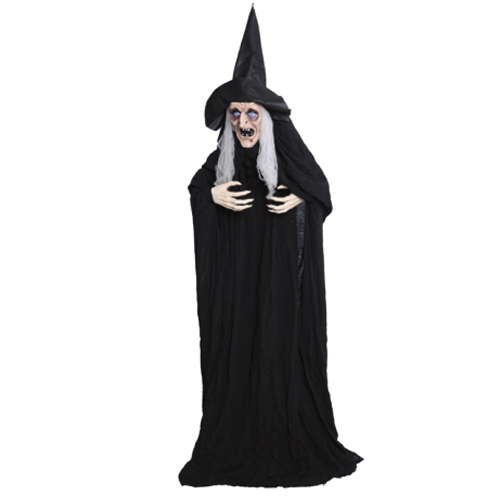 Bruxa Amalia Com Som, Luz e Movimento 1,86 Metros - 1 Un