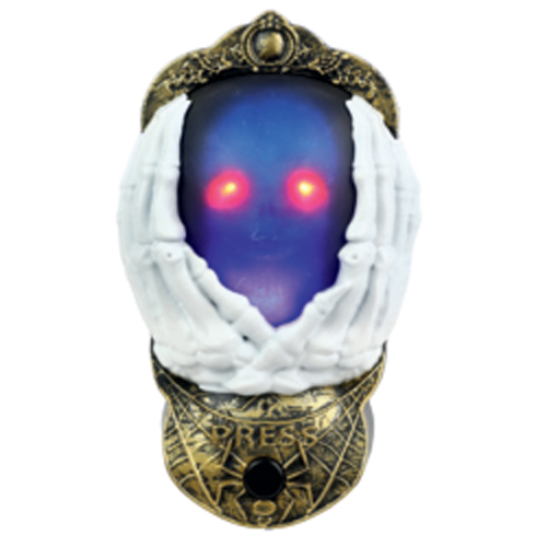 Campainha Olhos do Terror Com Som e Luz - 1 Un