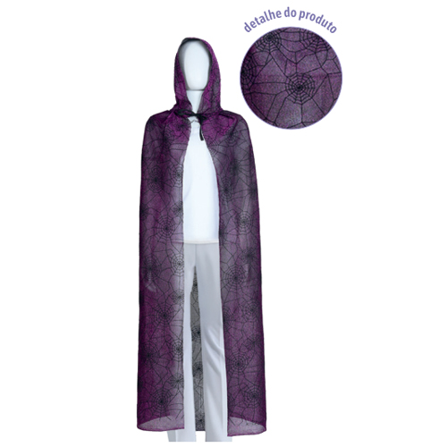 Capa Adulto com Capuz Noite Sombria 1,20 Metros - 1 Un