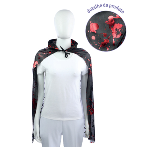 Capa Infantil com Sangue 80cm - 1 Un