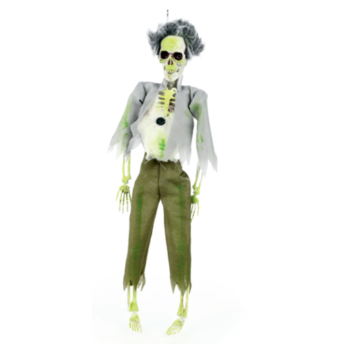 Esqueleto Zumbi Apolônio Para Pendurar 40cm - 1 Un