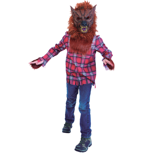 Fantasia Halloween Infantil - Lobisomem 6 a 8 Anos - 1 Un