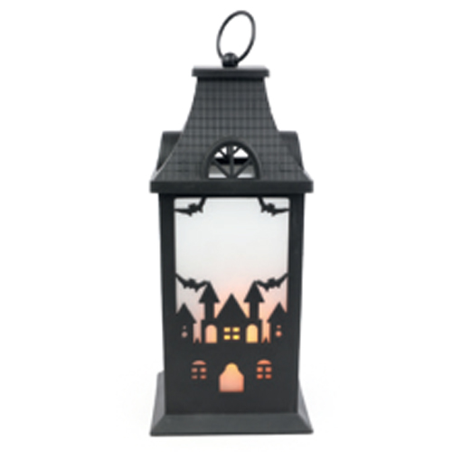 Lamparina Casarão Assombrado Com Luz 30cm - 1 Un