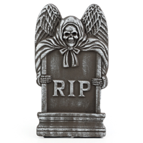 Lápide Morte Assustadora Halloween 39,5cm - 1 Un