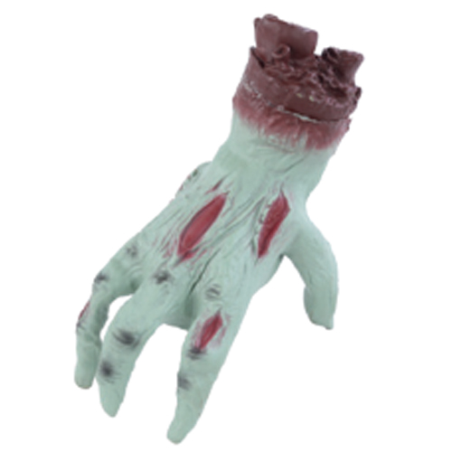 Membros Mão Zumbi Verde Com Som e Movimento - 1 Un