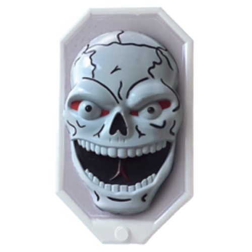 Campainha Caveira Assustadora Com Som, Luz e Movimento - 1 Un