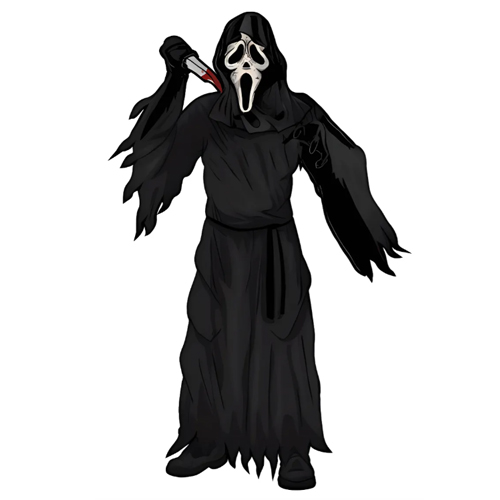 Painel Halloween Horripilante Pânico - 1 Un