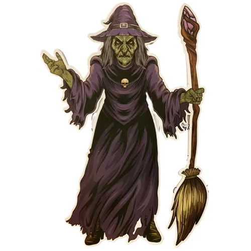 Painel Halloween Horripilante Bruxa - 1 Un