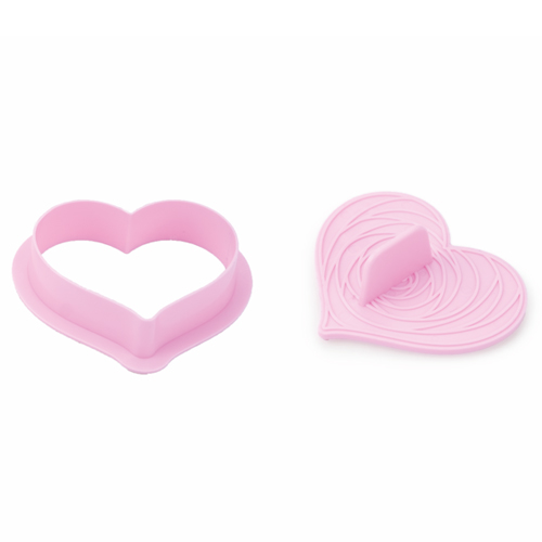 Cortador e Marcador Temático Coração - Jogo com 6 Un - Cromus Allonsy