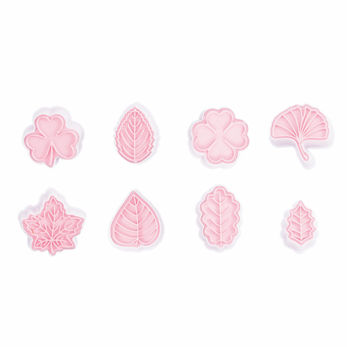 Cortador e Marcador Temático Folhas - Jogo com 16 Un - Cromus Allonsy