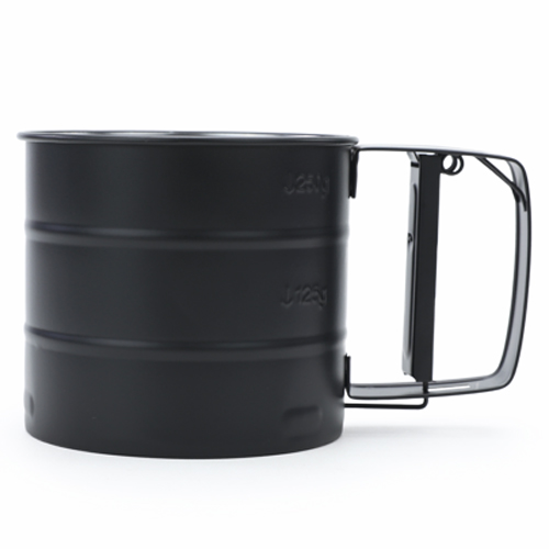 Polvilhador Peneira Camada Única com Gatilho 10x10x9,5cm 250g - 1 Un - Cromus Allonsy