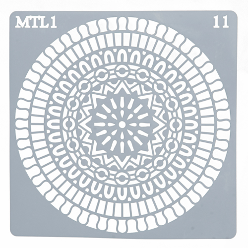 Estencil Para Bolo Mandala-St15-11 15x15cm - 1 Un - Cromus Allonsy