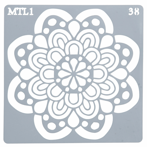 Estencil Para Bolo Mandala-St15-38 15x15cm - 1 Un - Cromus Allonsy