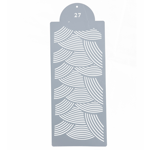 Estencil Para Bolo Ornamental-St39-27 15x39cm - 1 Un - Cromus Allonsy