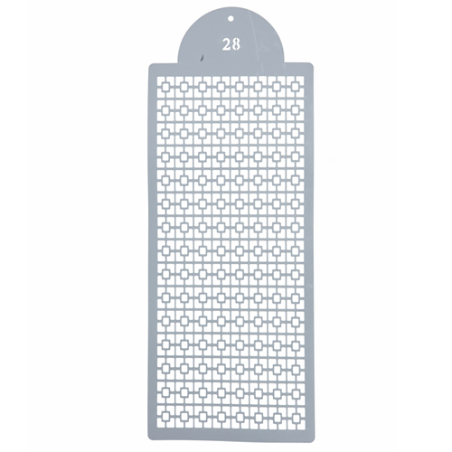 Estencil Para Bolo Ornamental-St39-28 15x39cm - 1 Un - Cromus Allonsy