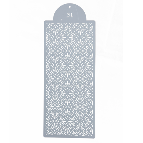 Estencil Para Bolo Ornamental-St39-31 15x39cm - 1 Un - Cromus Allonsy