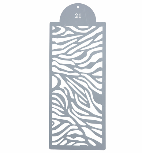 Estencil Para Bolo Textura-St39-21 15x39cm - 1 Un - Cromus Allonsy