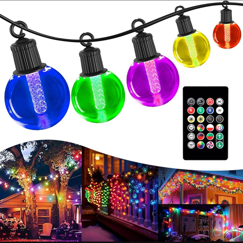 Cordão de Lâmpadas de Leds Colorida 10 Metros com Controle Remoto - Bivolt