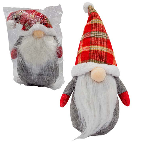Enfeite Papai Noel em Tecido Luxo 35cm - 1 Un