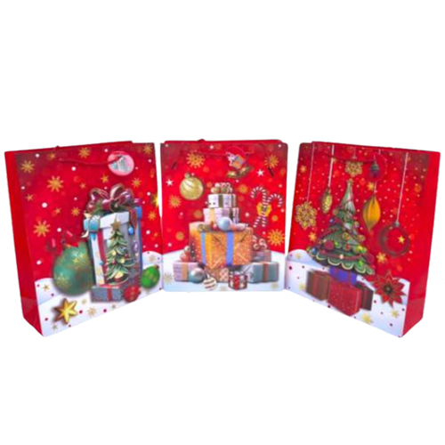Sacola de Papel Natalina 32x26cm Sortida - 1 Un