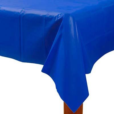 Toalha de Mesa Retangular Colorline Azul Royal 1.37x2.74m