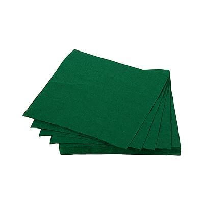 Guardanapos de Papel 24cmx24cm Liso Verde Bandeira - 20 Un