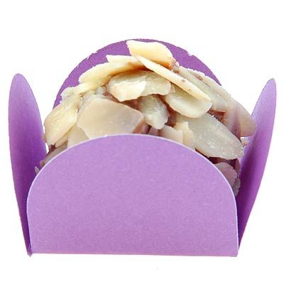 Forminha Para Doces Quadrada nº7 Liso Lilás - 50 Un