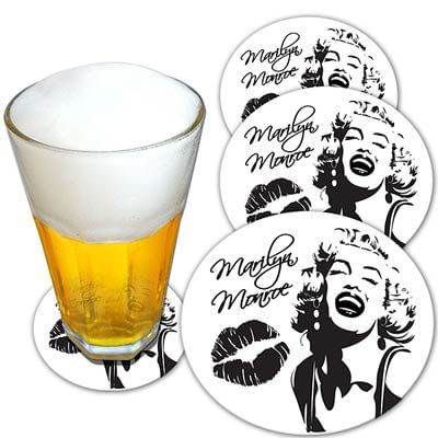 Descanso de Copo para Chopes e Drinques Marilyn Monroe - 08 Un